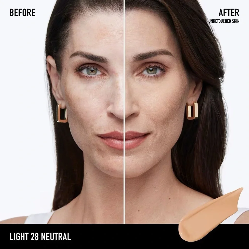 Bare Minerals Light 28 Neutral Skin Perfecting Matte Liquid Foundation 1oz